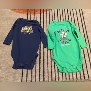 Long-sleeve Life is Good Onesies